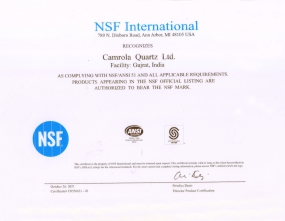 NSF Certificate
